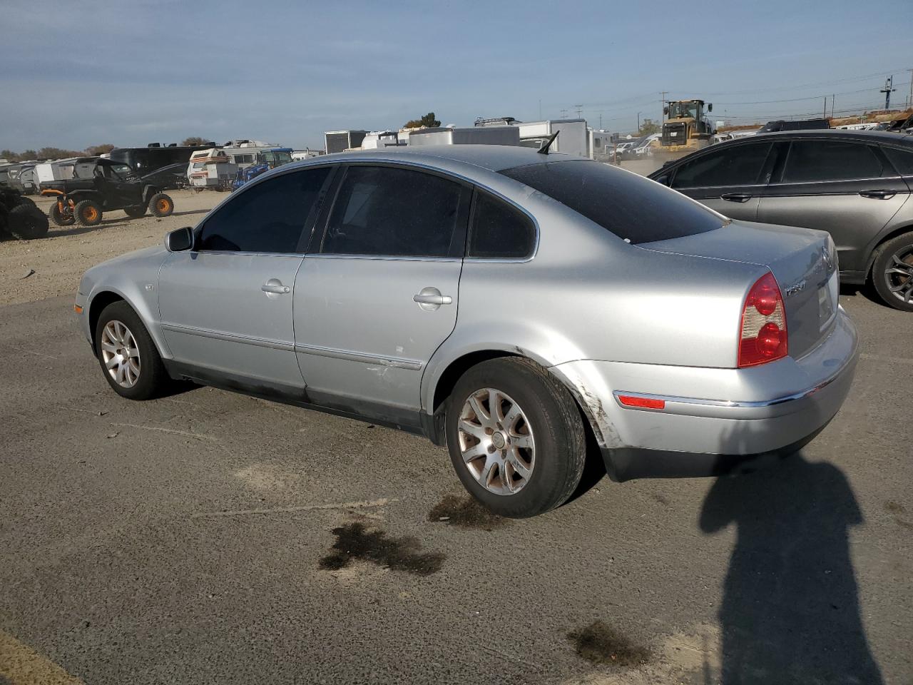 2002 Volkswagen Passat Gls Gray vin: WVWPD63B52P451020
