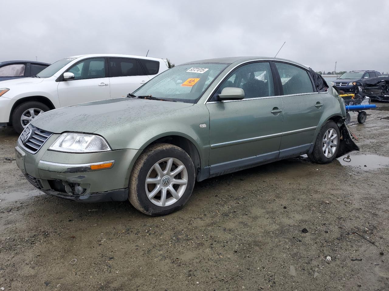 2004 Volkswagen Passat Gls Green vin: WVWPD63B54E131047