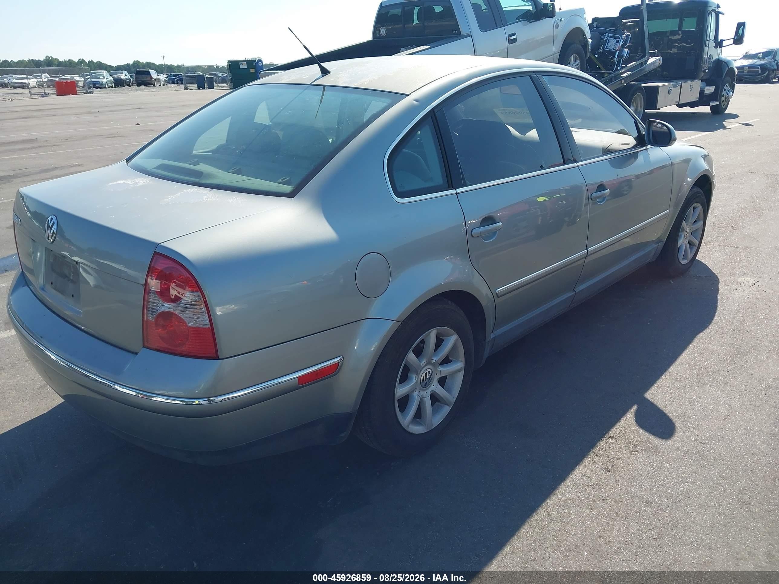 2004 Volkswagen Passat Gls Gray vin: WVWPD63B54E282521