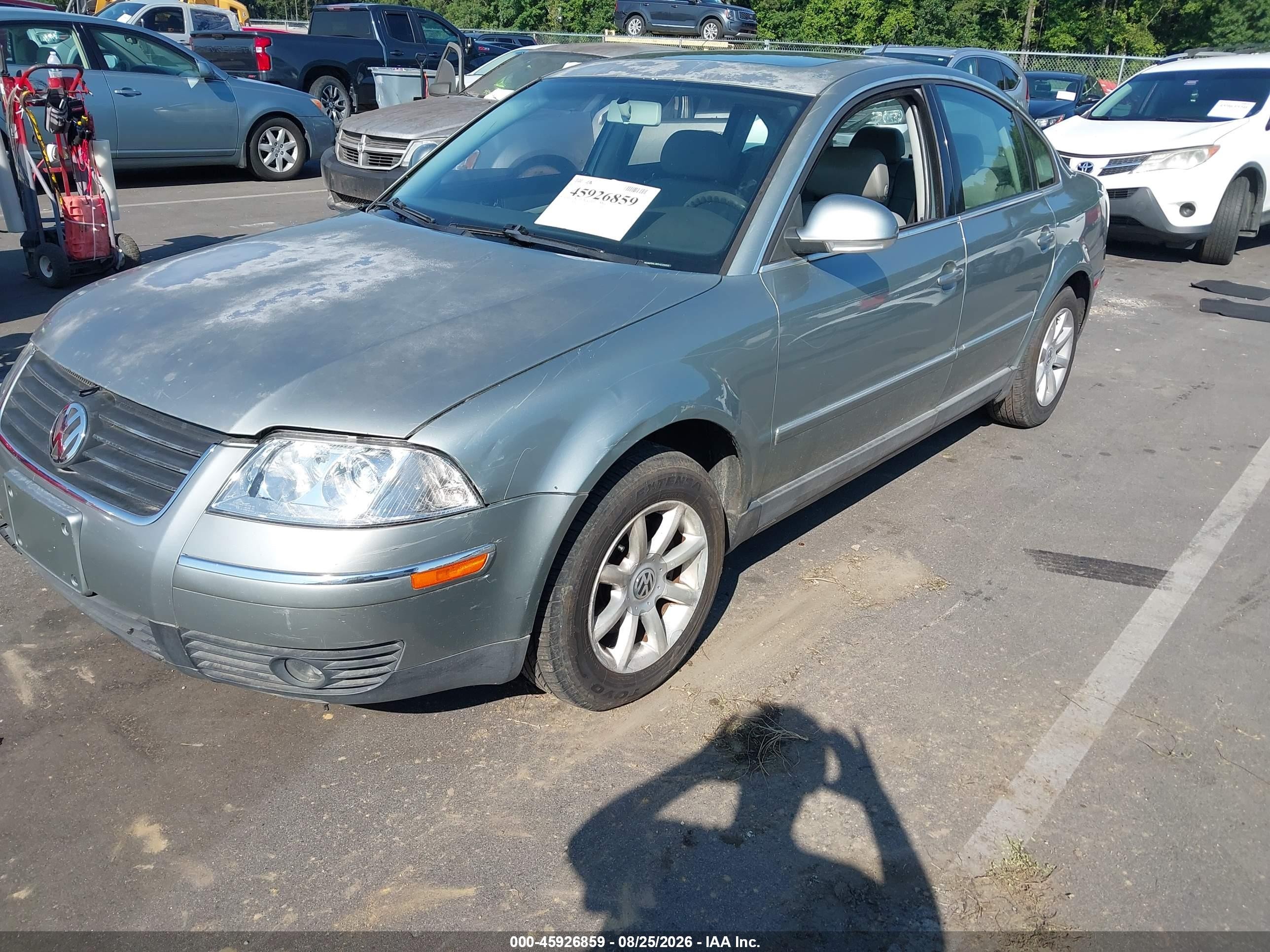 2004 Volkswagen Passat Gls Gray vin: WVWPD63B54E282521