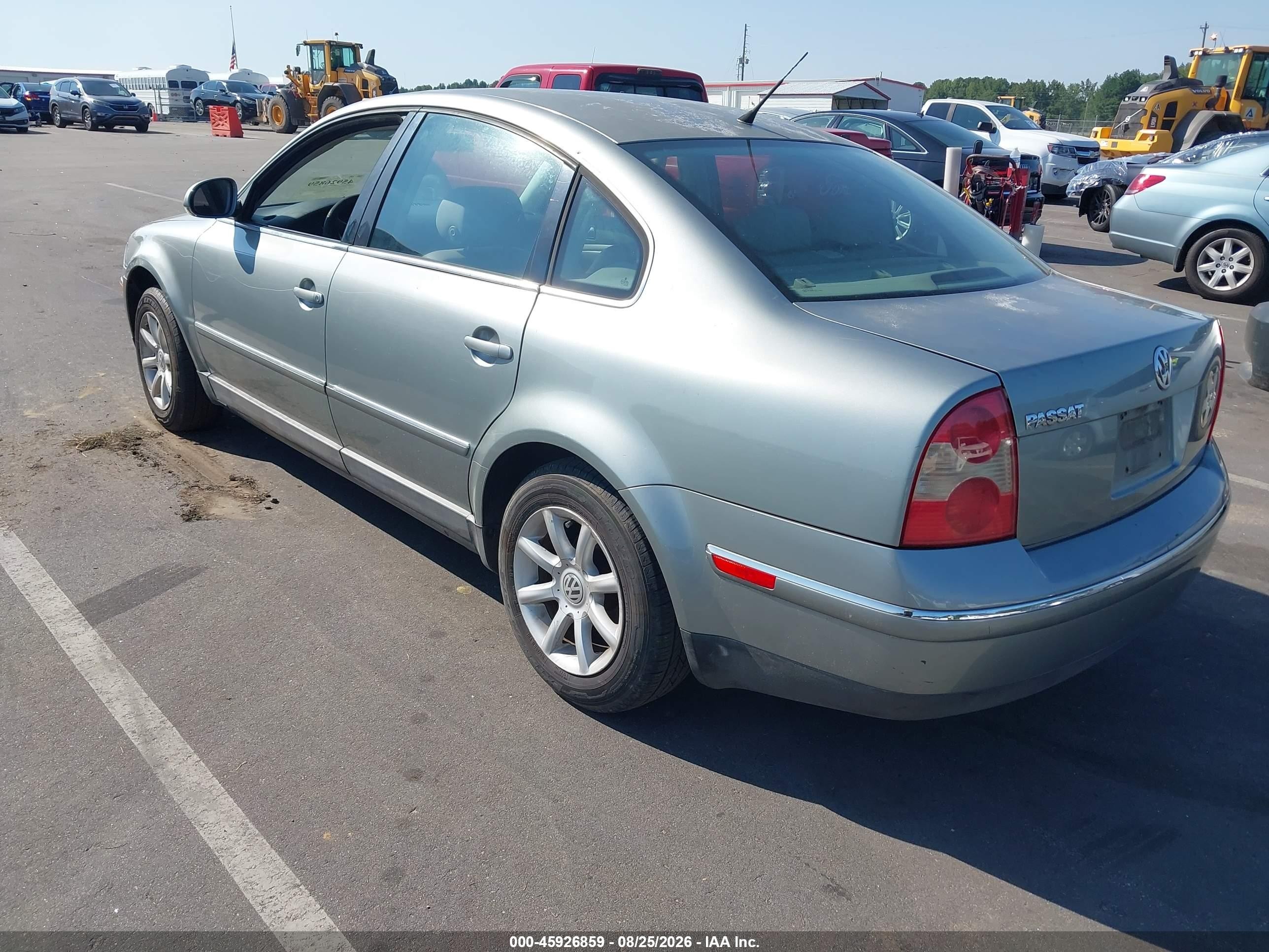 2004 Volkswagen Passat Gls Gray vin: WVWPD63B54E282521