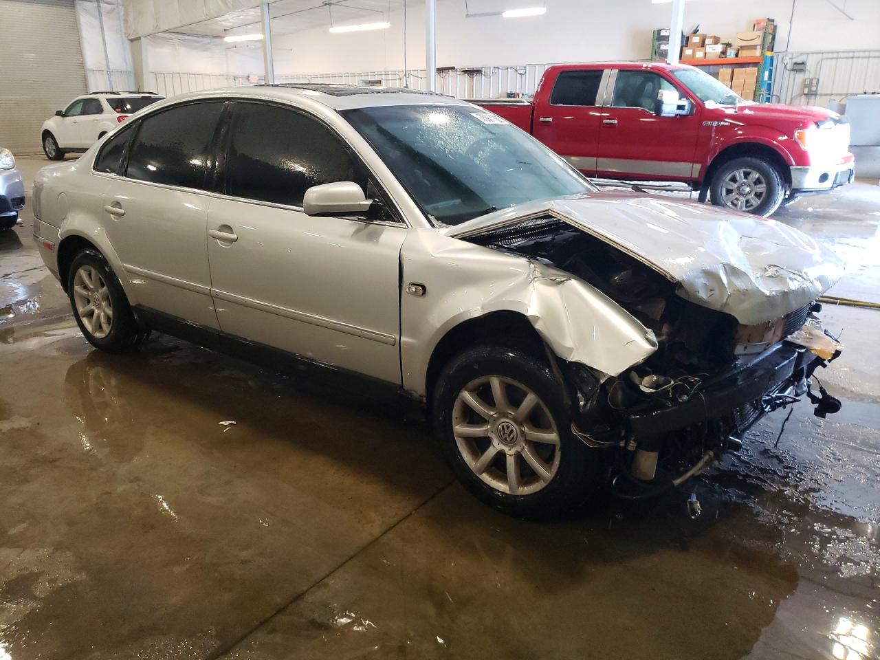 2004 Volkswagen Passat Gls Silver vin: WVWPD63B54P091931