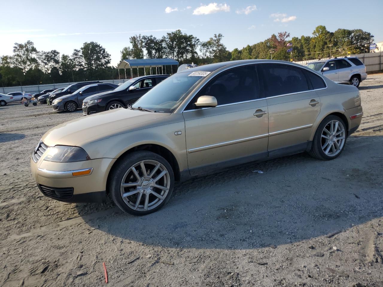 2001 Volkswagen Passat Gls Gold vin: WVWPD63B61P296234