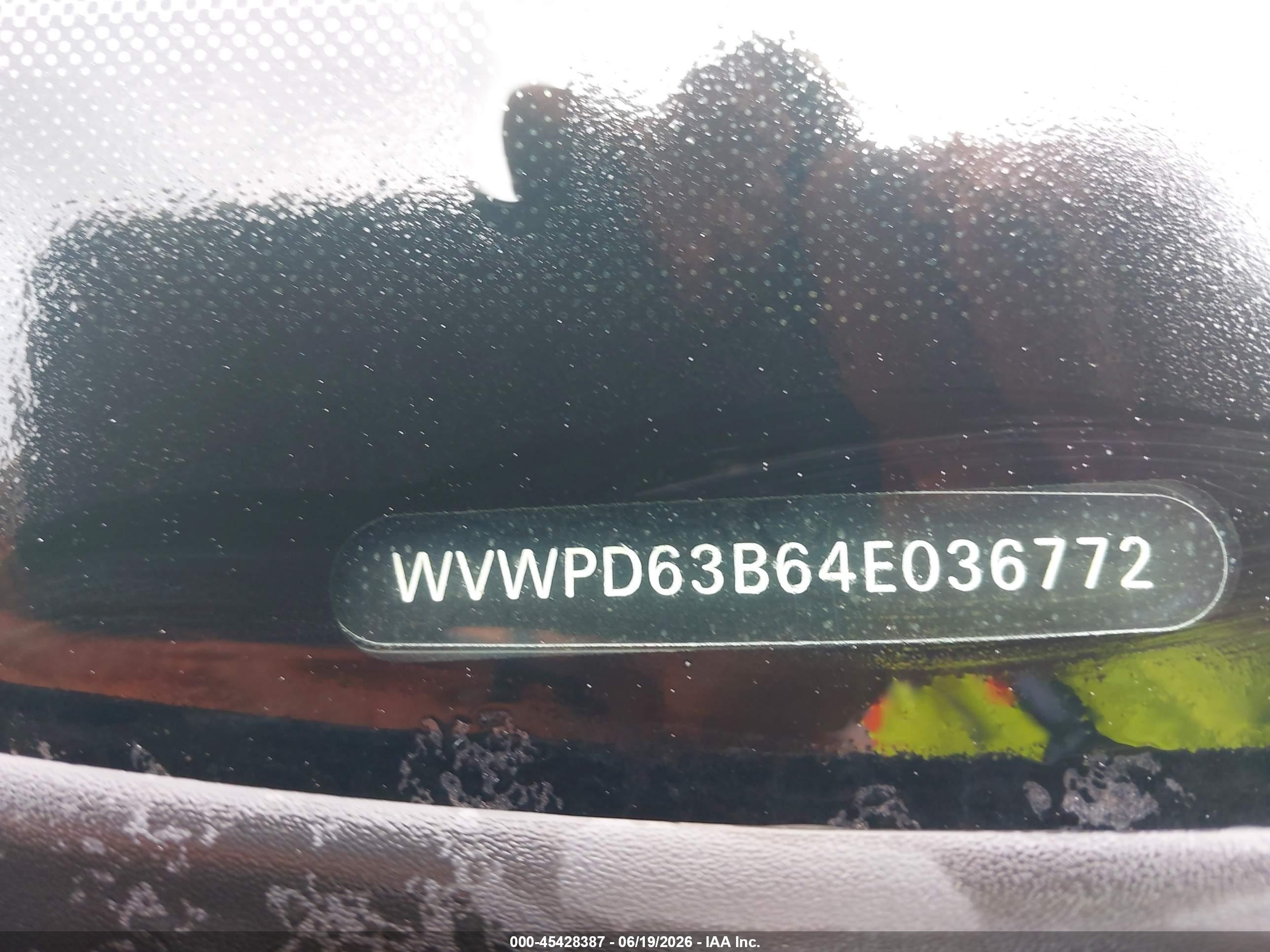 2004 Volkswagen Passat Gls Black vin: WVWPD63B64E036772