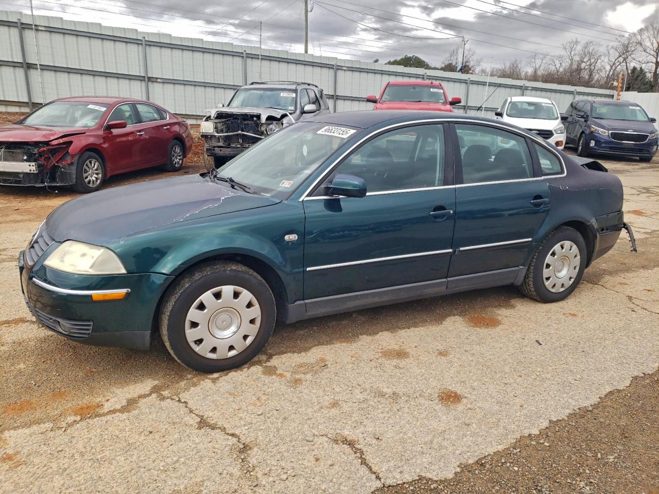 2002 Volkswagen Passat Gls Green vin: WVWPD63B72P344664