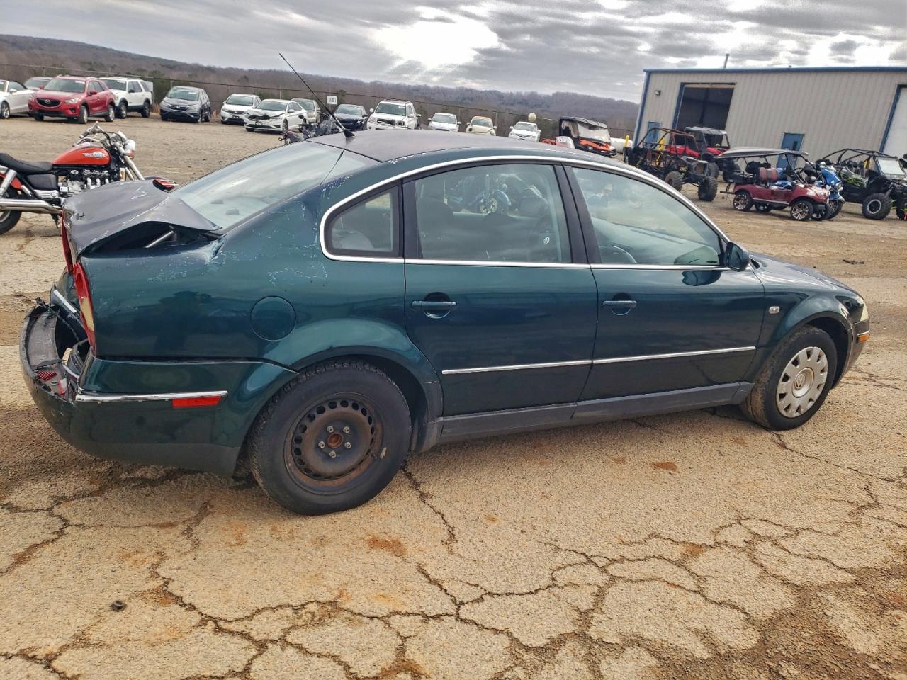 2002 Volkswagen Passat Gls Green vin: WVWPD63B72P344664