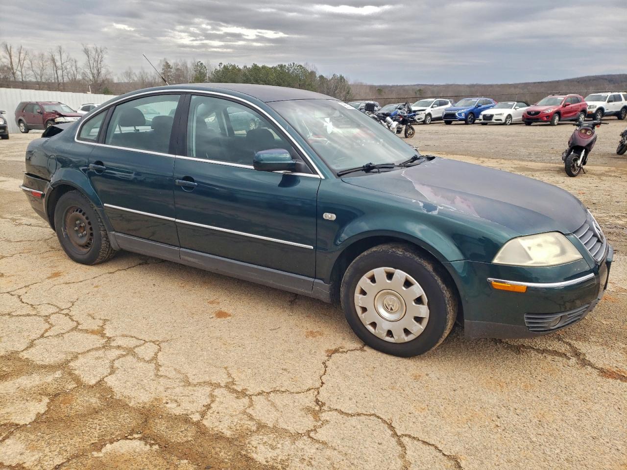 2002 Volkswagen Passat Gls Green vin: WVWPD63B72P344664