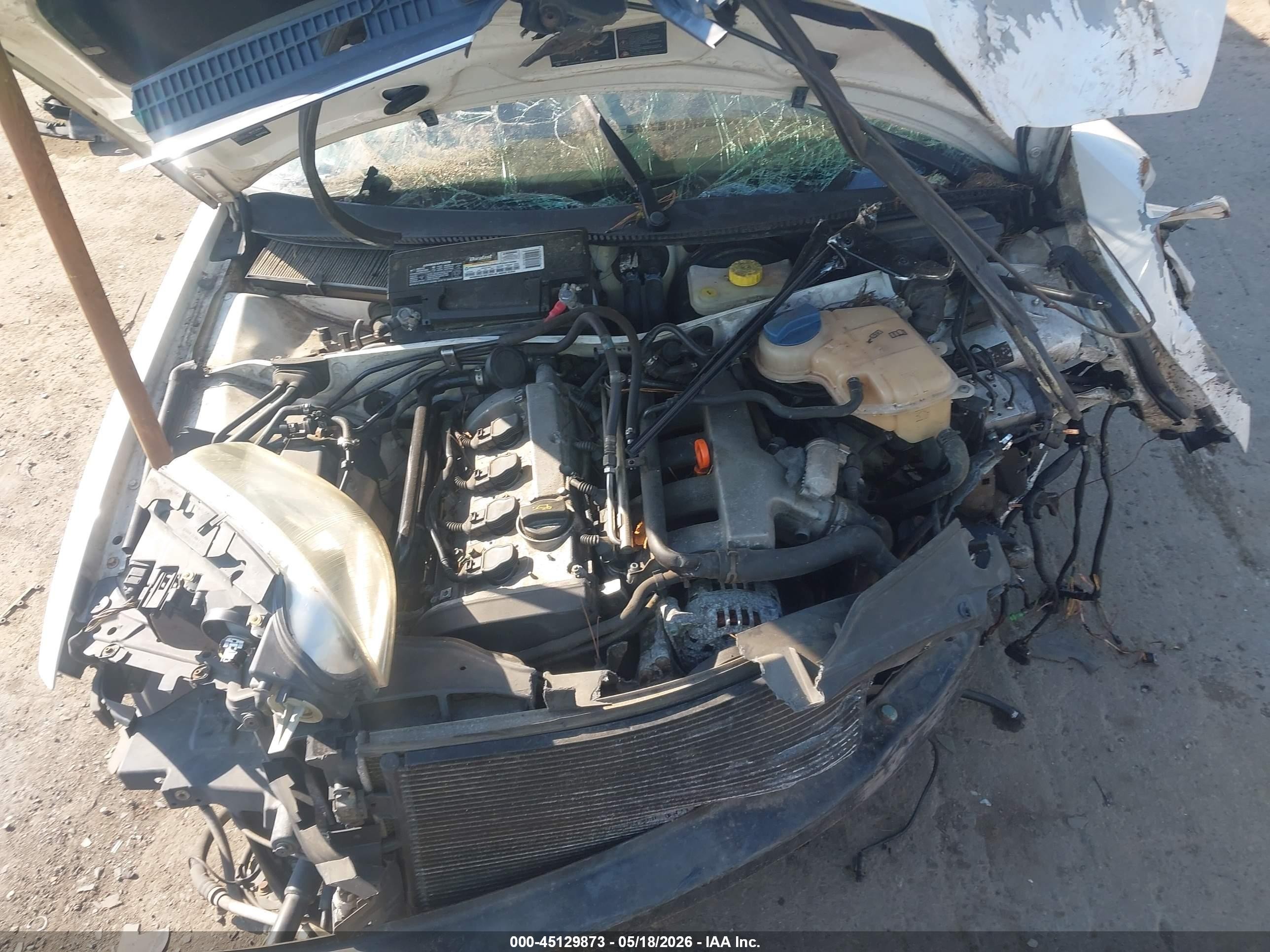 2003 Volkswagen Passat Gls White vin: WVWPD63B73P247594