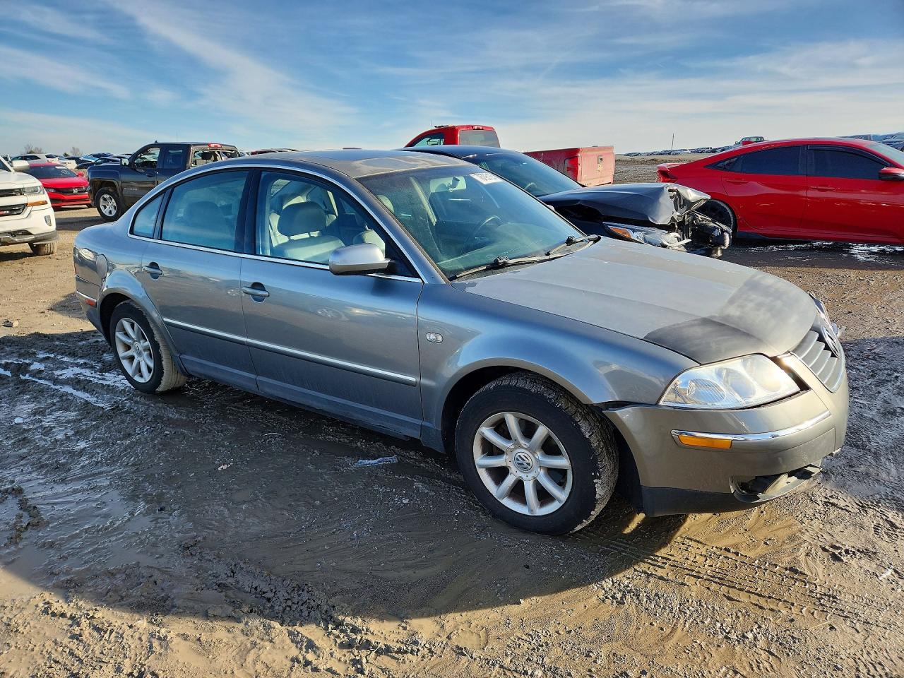 2004 Volkswagen Passat Gls Серебряный vin: WVWPD63B74P101990