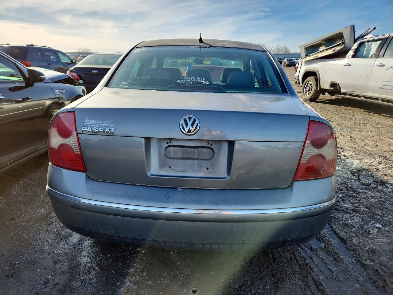2004 Volkswagen Passat Gls Серебряный vin: WVWPD63B74P101990