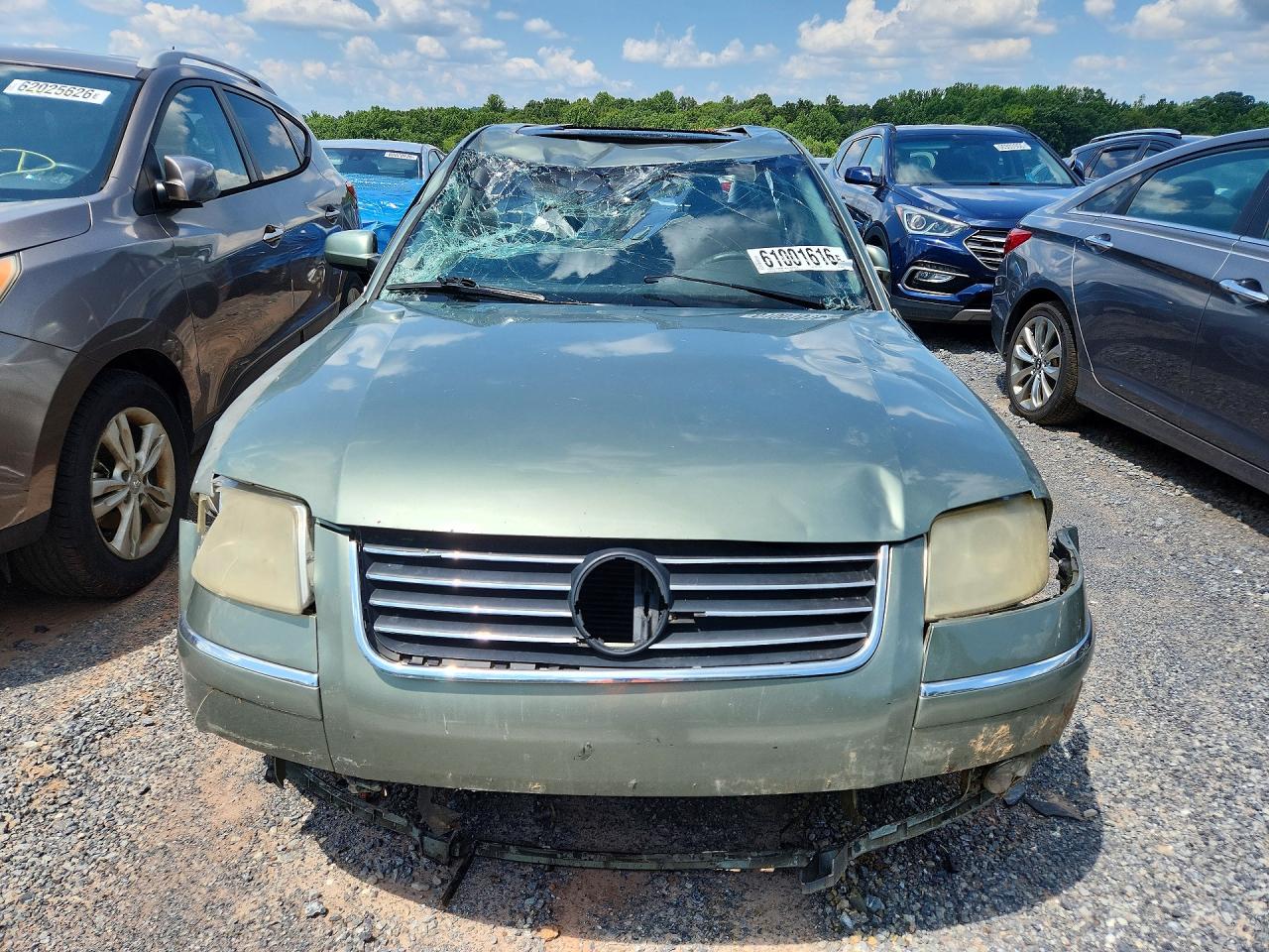 2003 Volkswagen Passat Gls Green vin: WVWPD63B83E304526