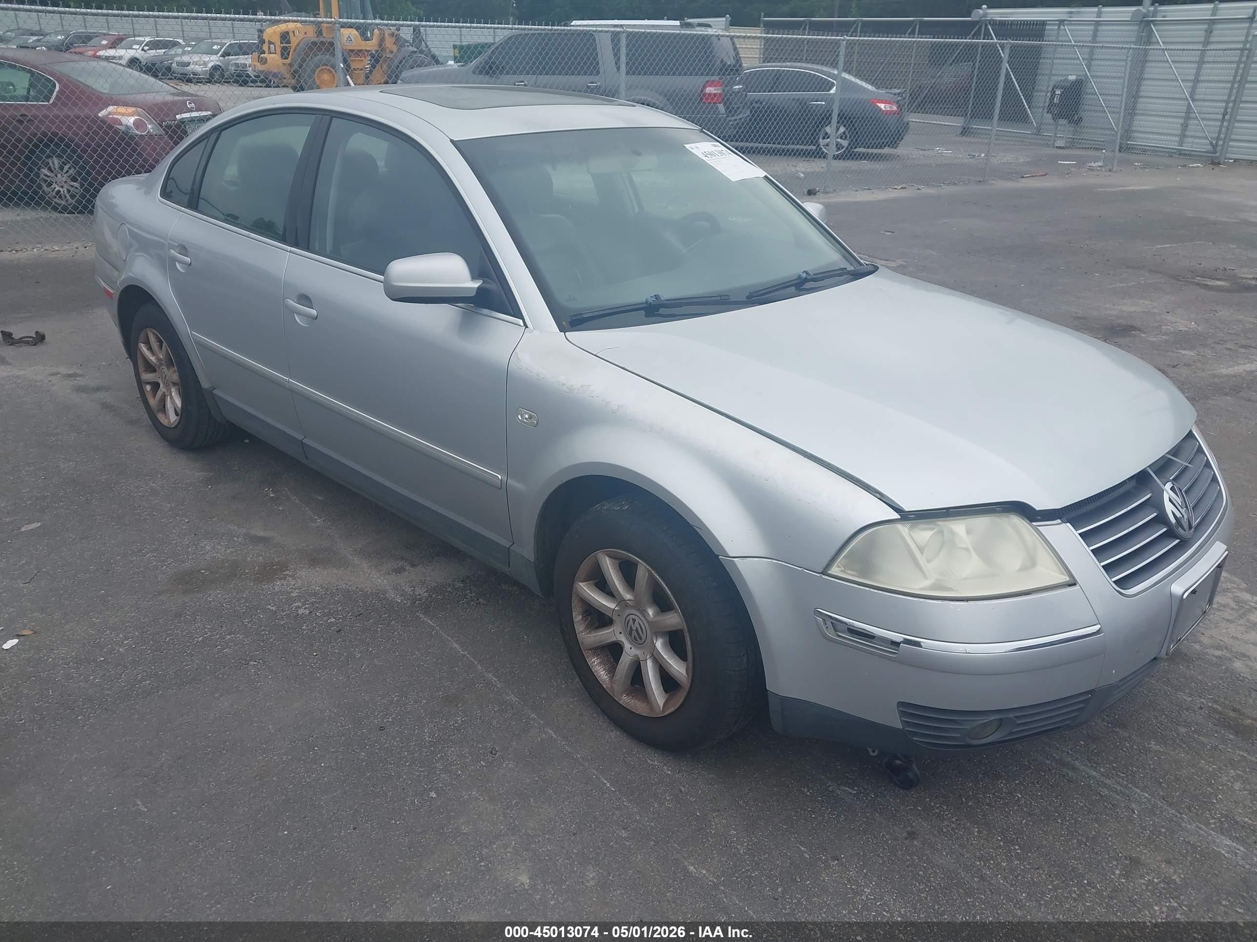 2004 Volkswagen Passat Gls Silver vin: WVWPD63B84P143570