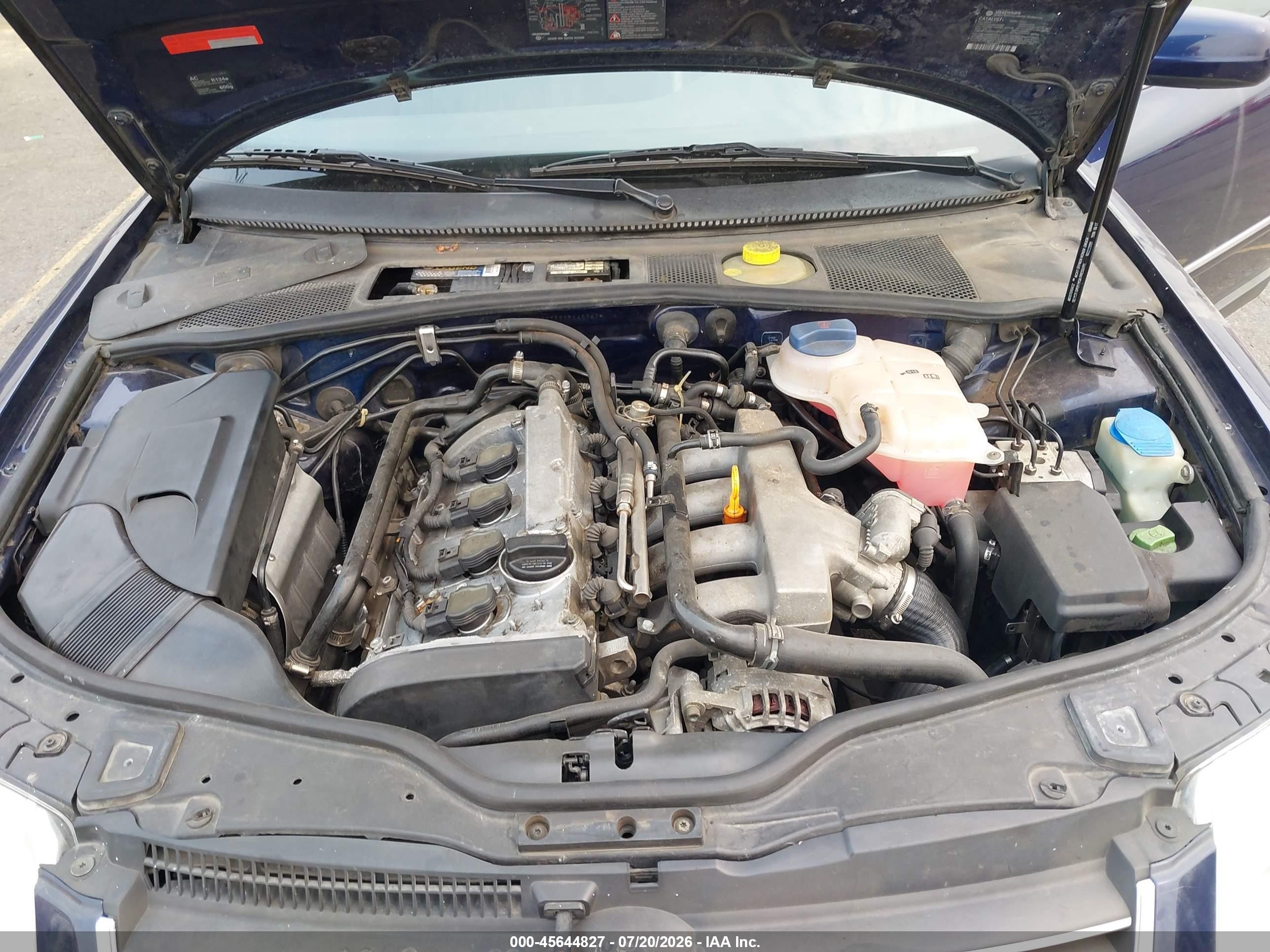 2001 Volkswagen Passat Gls Blue vin: WVWPD63B91P140947