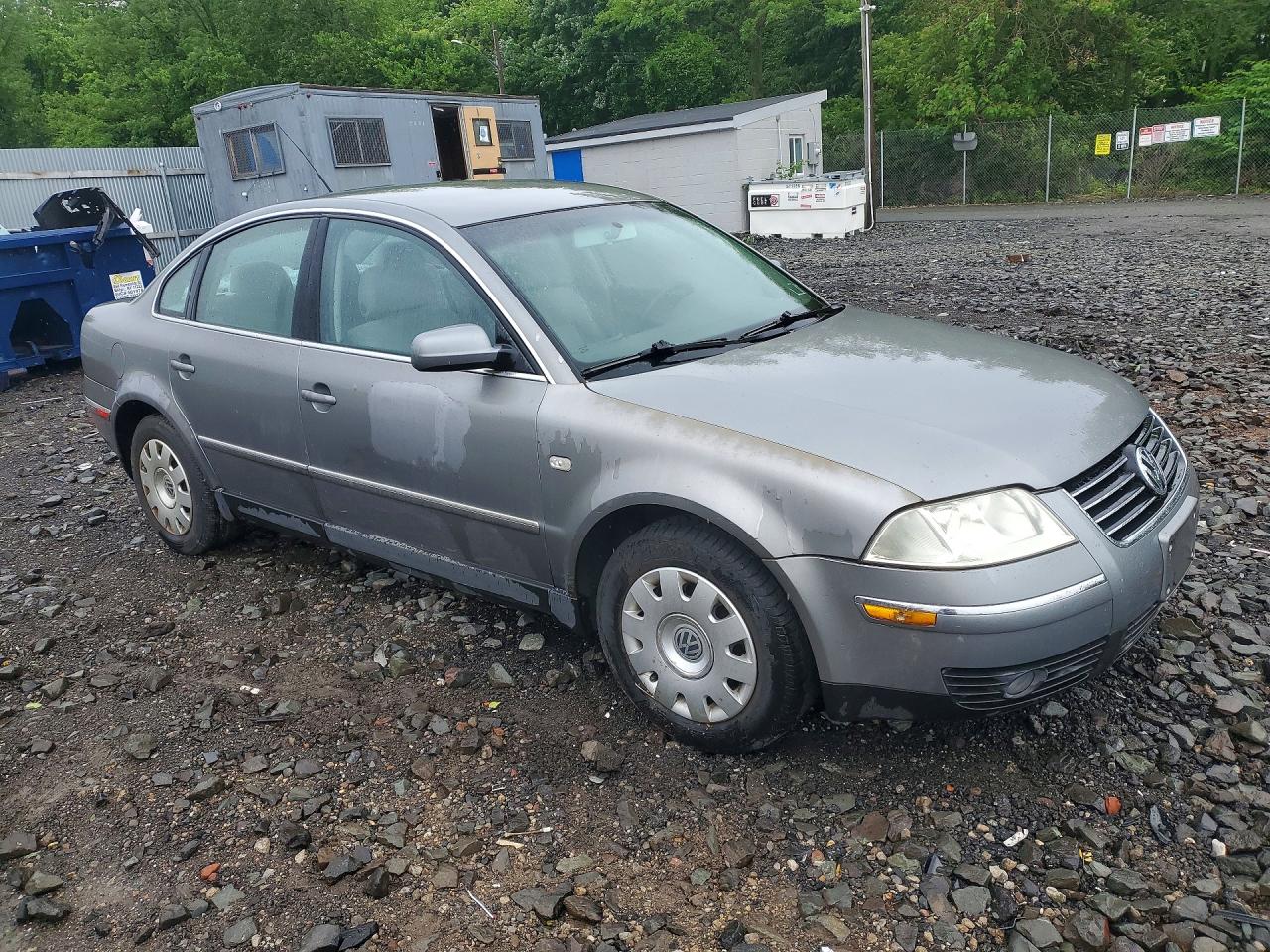 2002 Volkswagen Passat Gls Gray vin: WVWPD63B92P368223