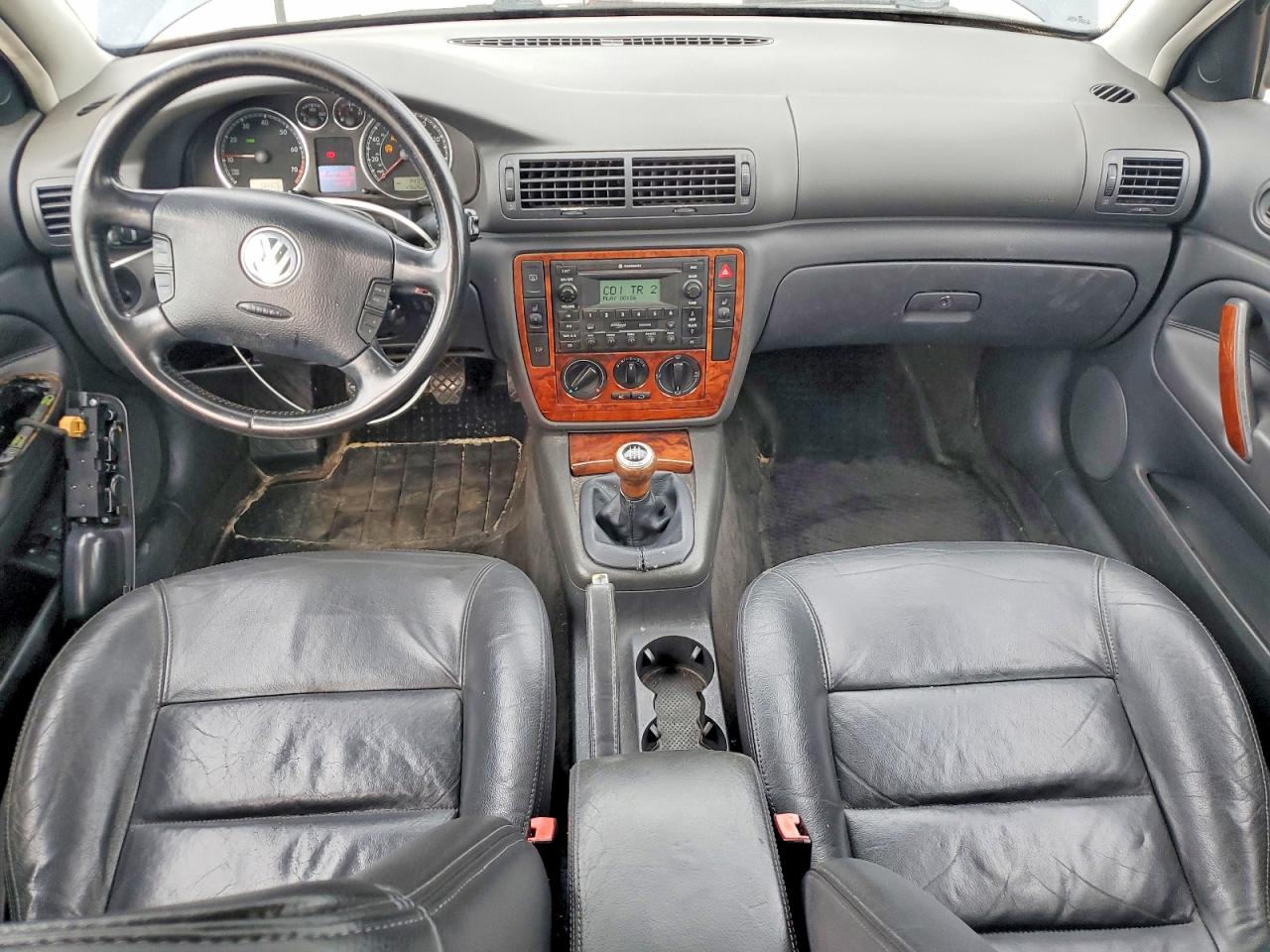 2004 Volkswagen Passat Gls Blue vin: WVWPD63B94E347001