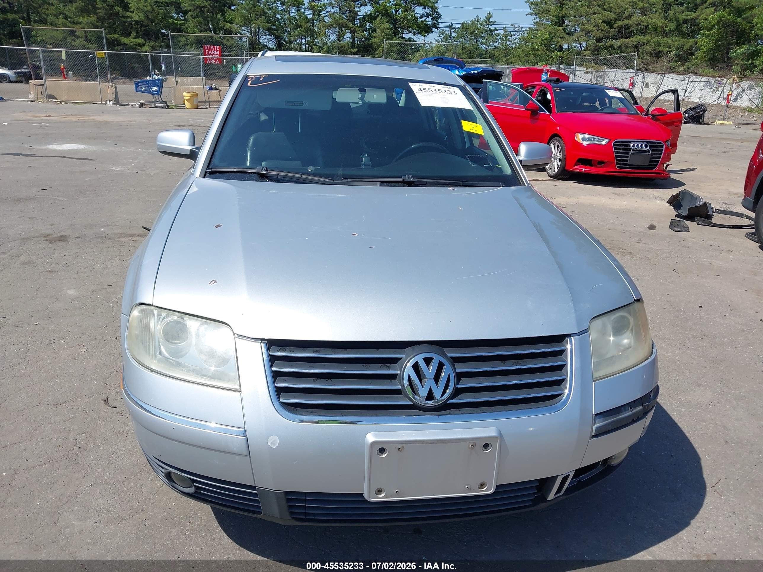 2003 Volkswagen Passat Gls Silver vin: WVWPD63BX3P437423