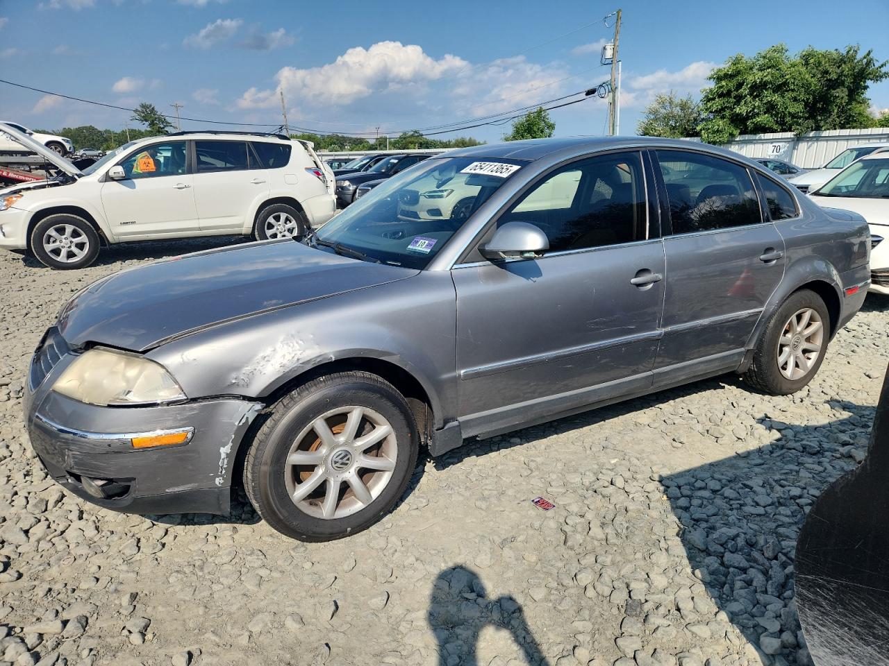 2004 Volkswagen Passat Gls Серый vin: WVWPD63BX4E187484