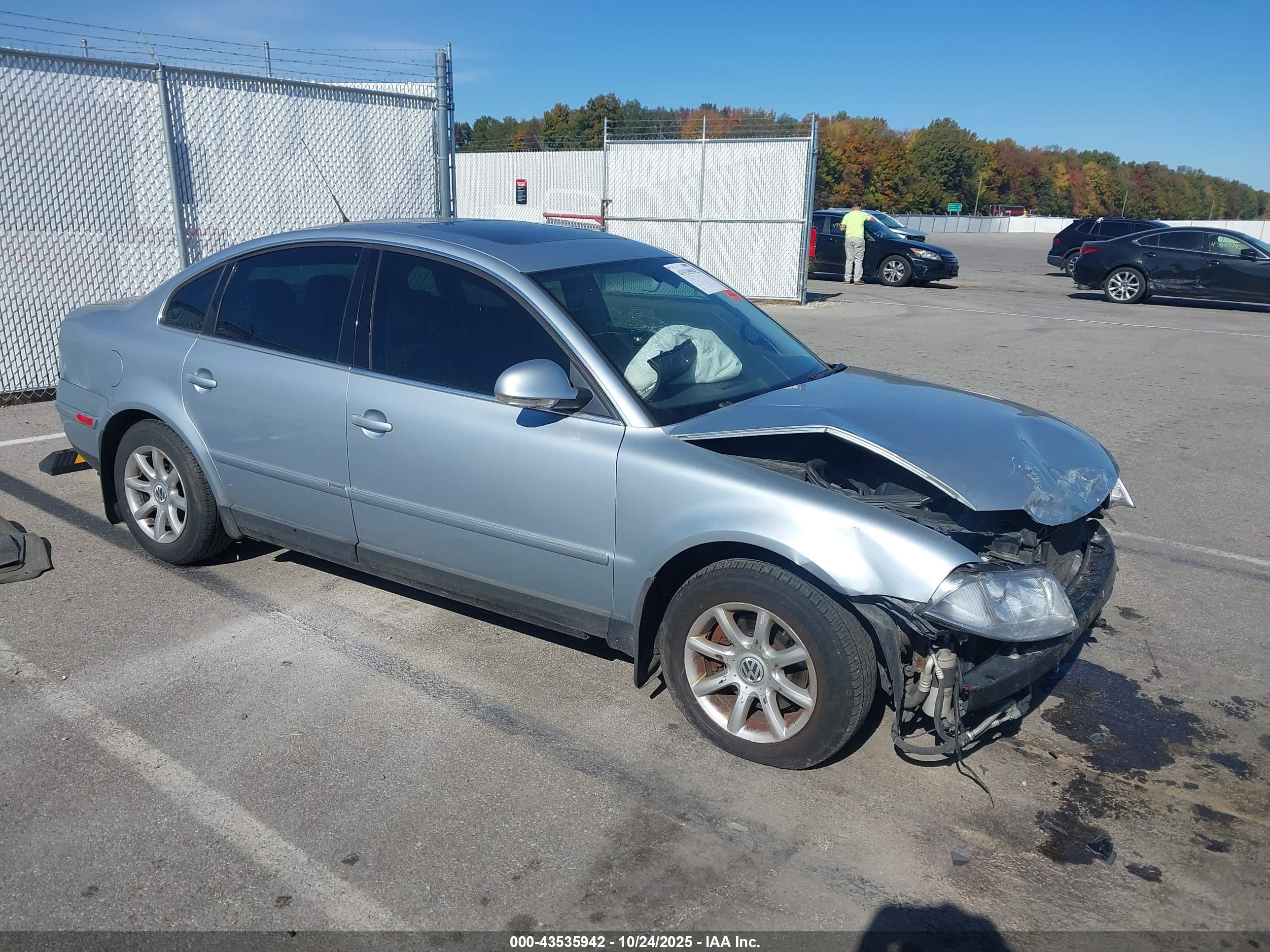 2004 Volkswagen Passat Gls Серебряный vin: WVWPD63BX4E222069