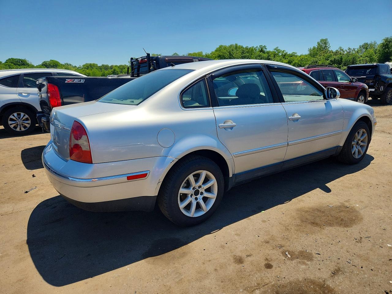 2004 Volkswagen Passat Gls Silver vin: WVWPD63BX4E309843