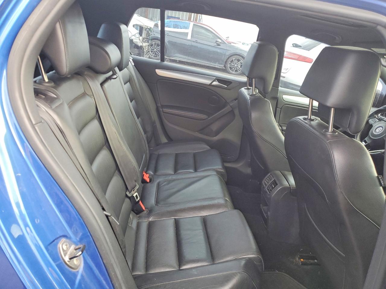 2012 Volkswagen Golf R Blue vin: WVWPF7AJ0CW282395