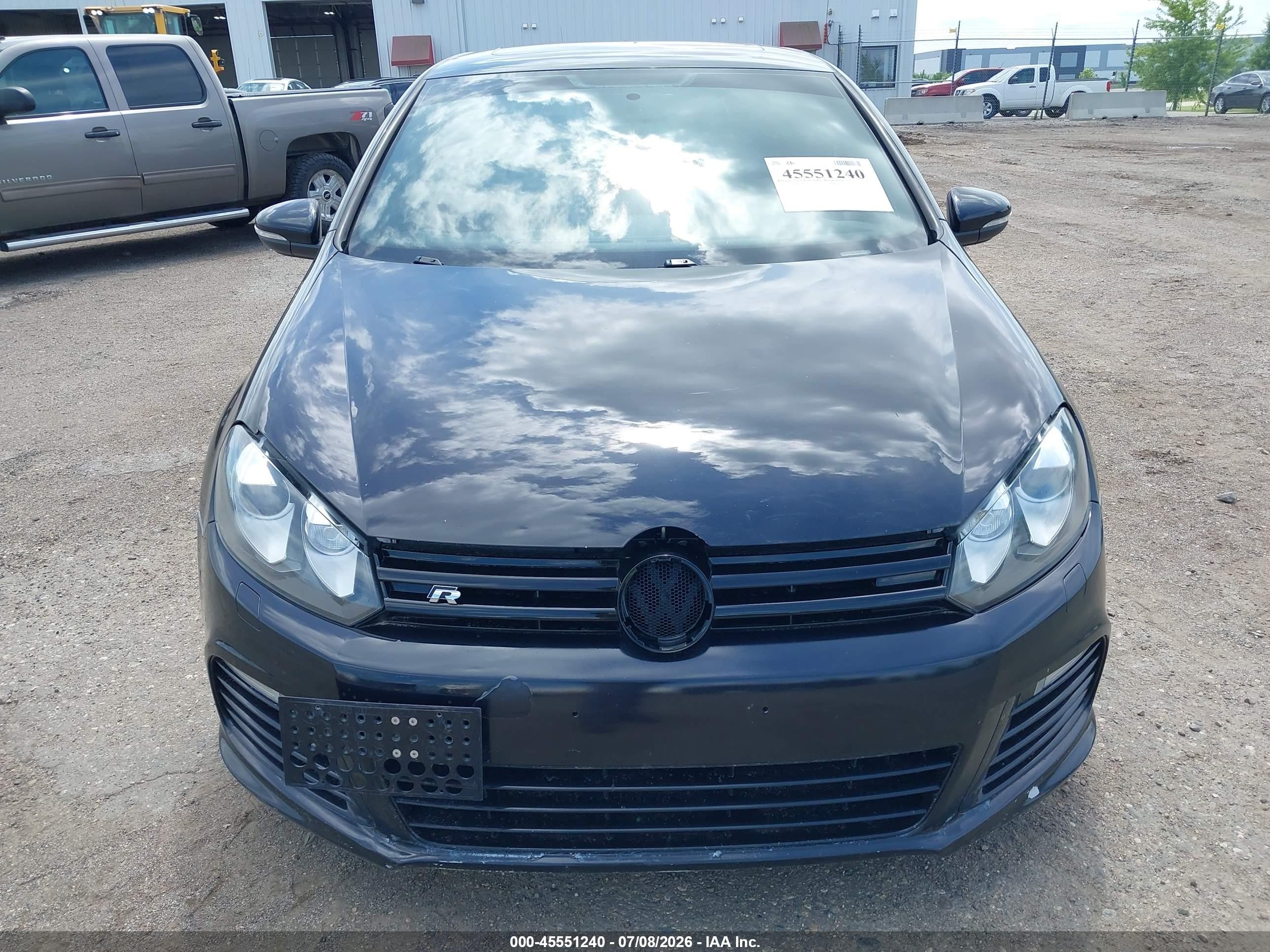 2013 Volkswagen Golf R 4-door Black vin: WVWPF7AJ0DW075121