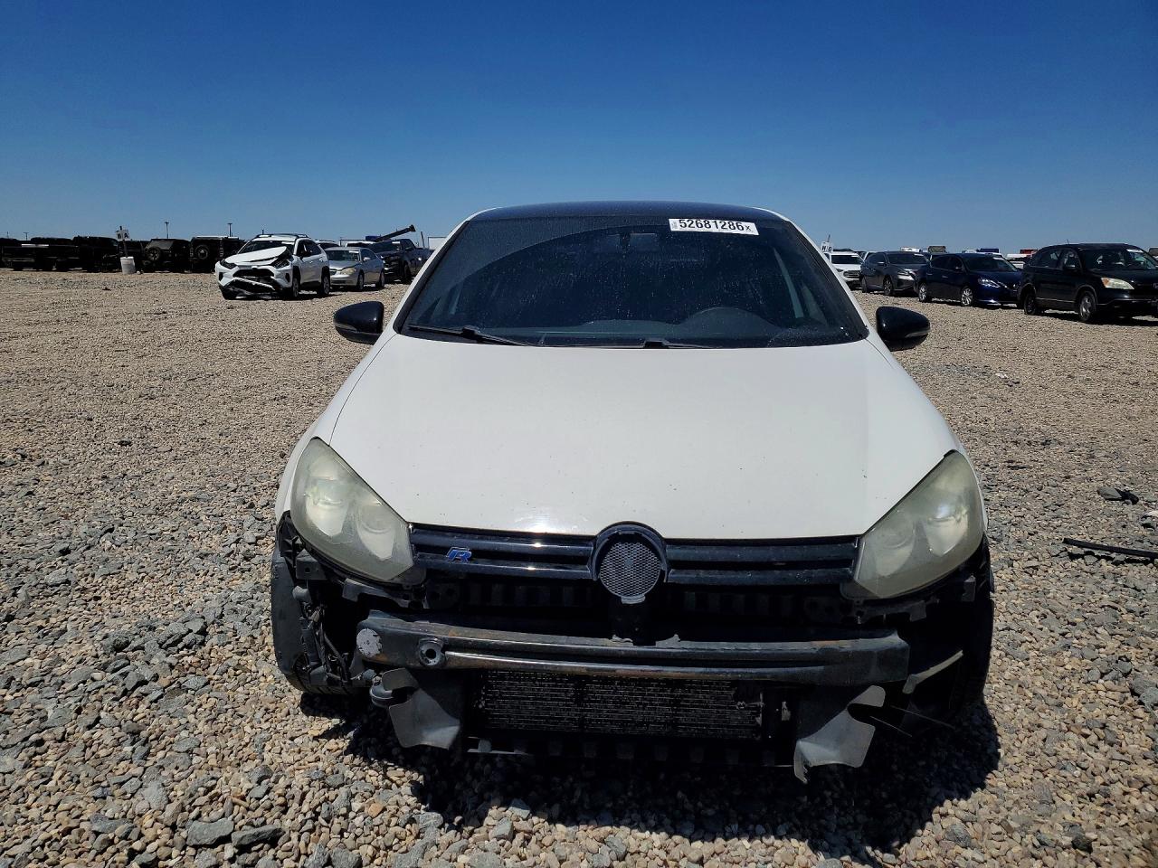 2013 Volkswagen Golf Белый vin: WVWPF7AJ1DW055489