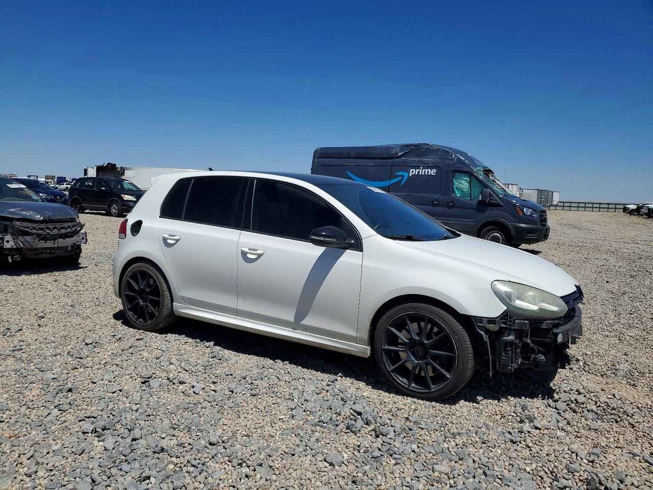 2013 Volkswagen Golf Белый vin: WVWPF7AJ1DW055489