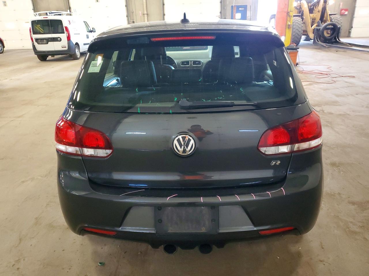 2012 Volkswagen Golf R Black vin: WVWPF7AJ6CW192104