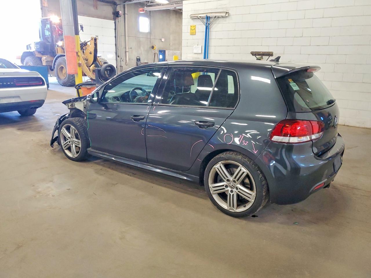 2012 Volkswagen Golf R Black vin: WVWPF7AJ6CW192104