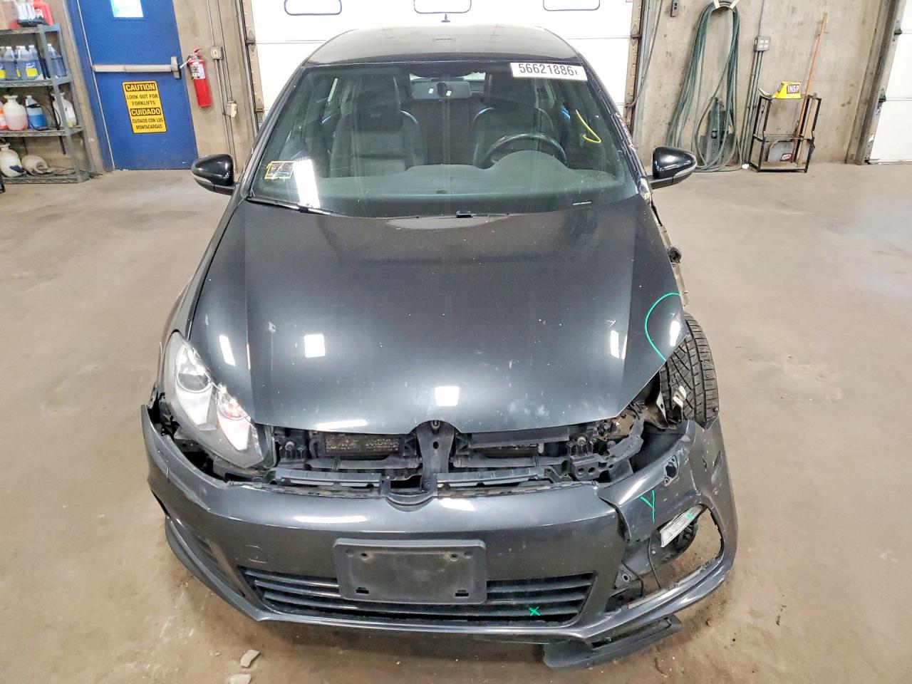 2012 Volkswagen Golf R Black vin: WVWPF7AJ6CW192104