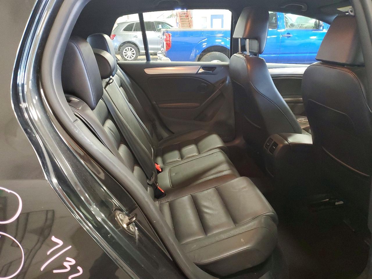 2012 Volkswagen Golf R Black vin: WVWPF7AJ6CW192104