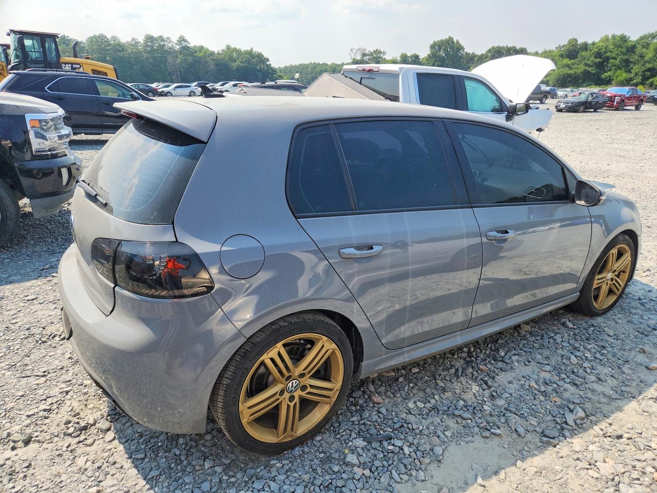 2012 Volkswagen Golf R Серый vin: WVWPF7AJ8CW209212