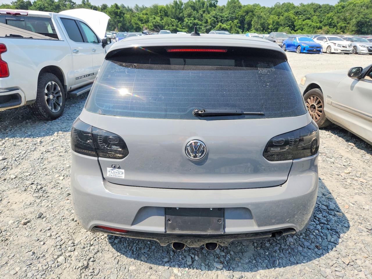 2012 Volkswagen Golf R Серый vin: WVWPF7AJ8CW209212