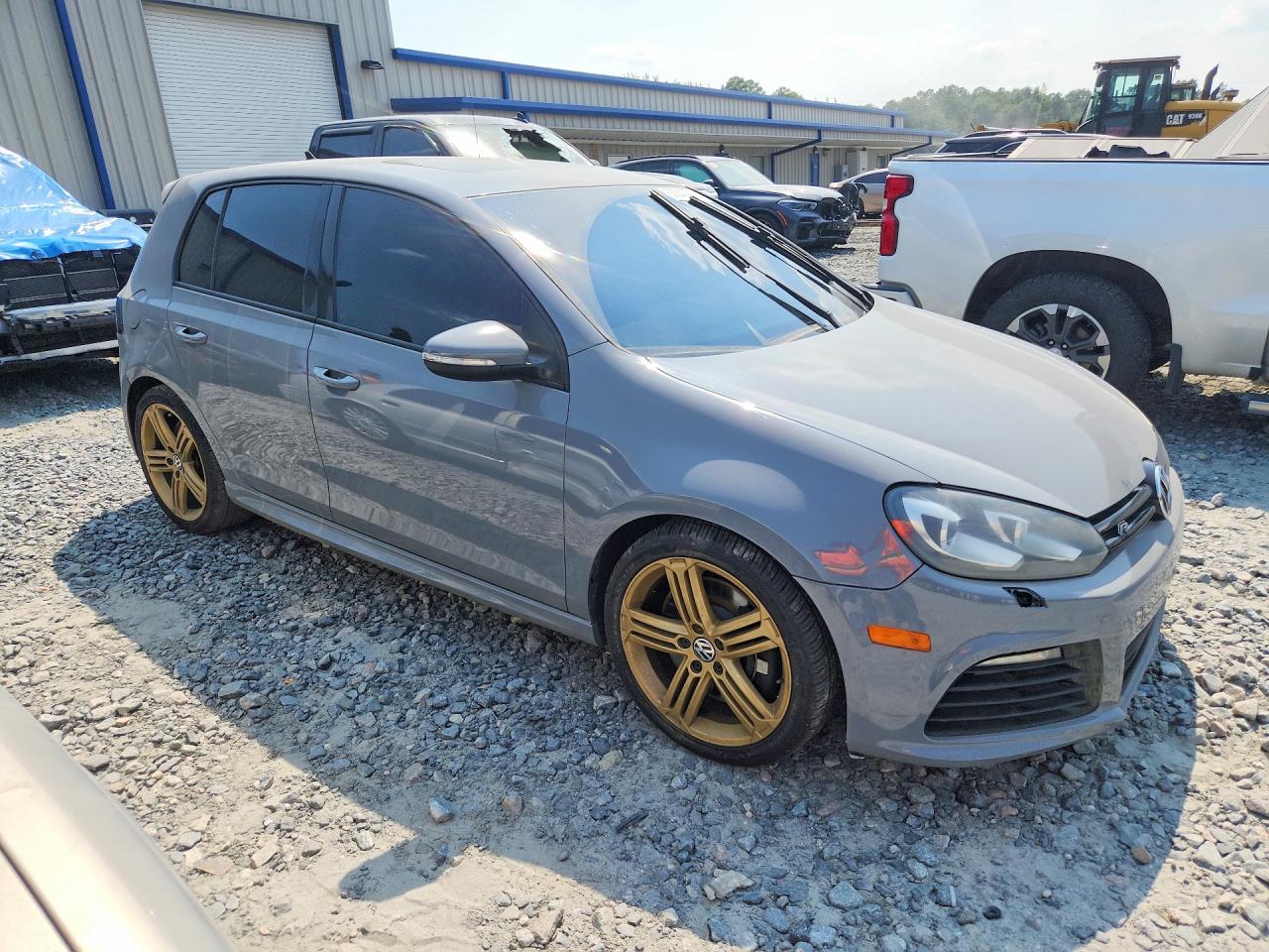 2012 Volkswagen Golf R Серый vin: WVWPF7AJ8CW209212