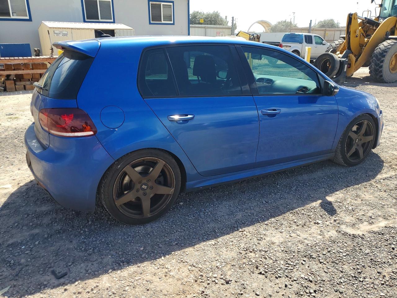 2013 Volkswagen Golf R Blue vin: WVWPF7AJ8DW117681