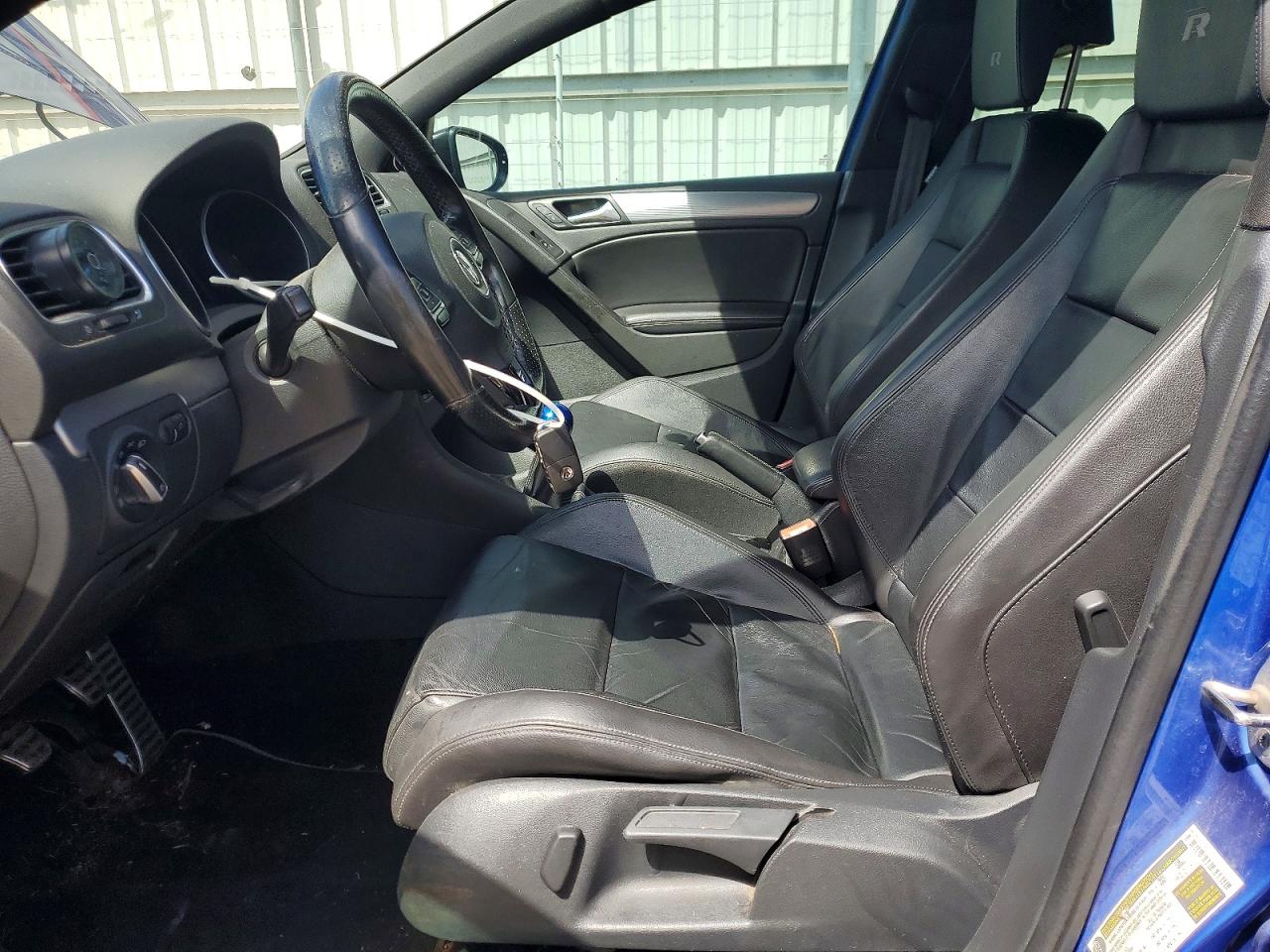2013 Volkswagen Golf R Blue vin: WVWPF7AJ8DW117681