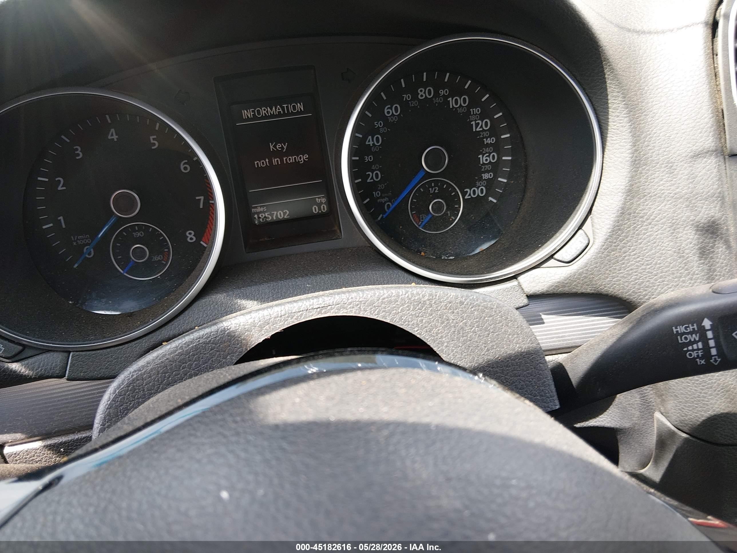 2012 Volkswagen Golf R 4-door Blue vin: WVWPF7AJ9CW230053