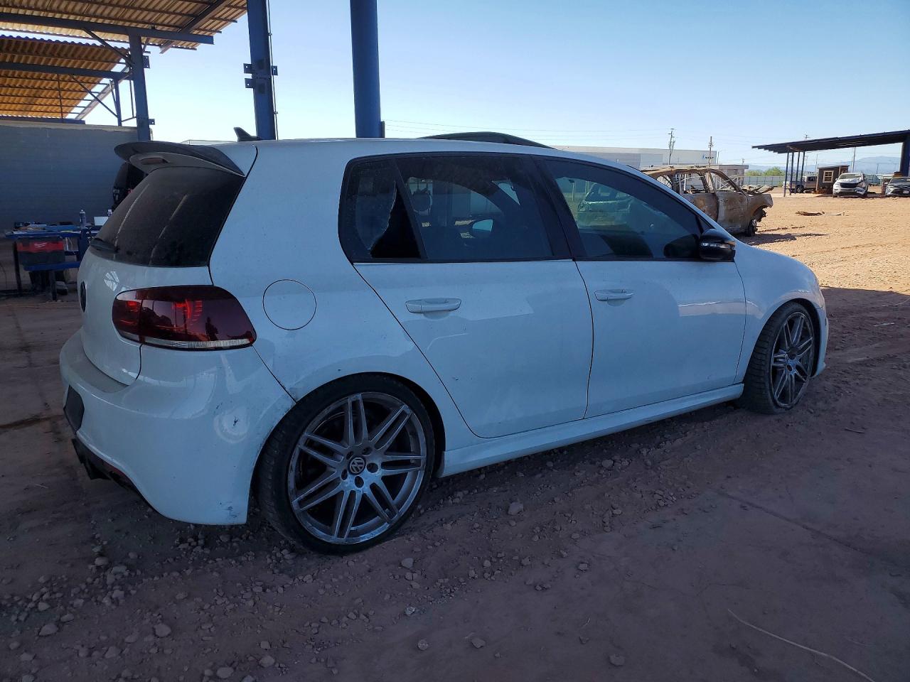 2012 Volkswagen Golf R White vin: WVWPF7AJXCW310123