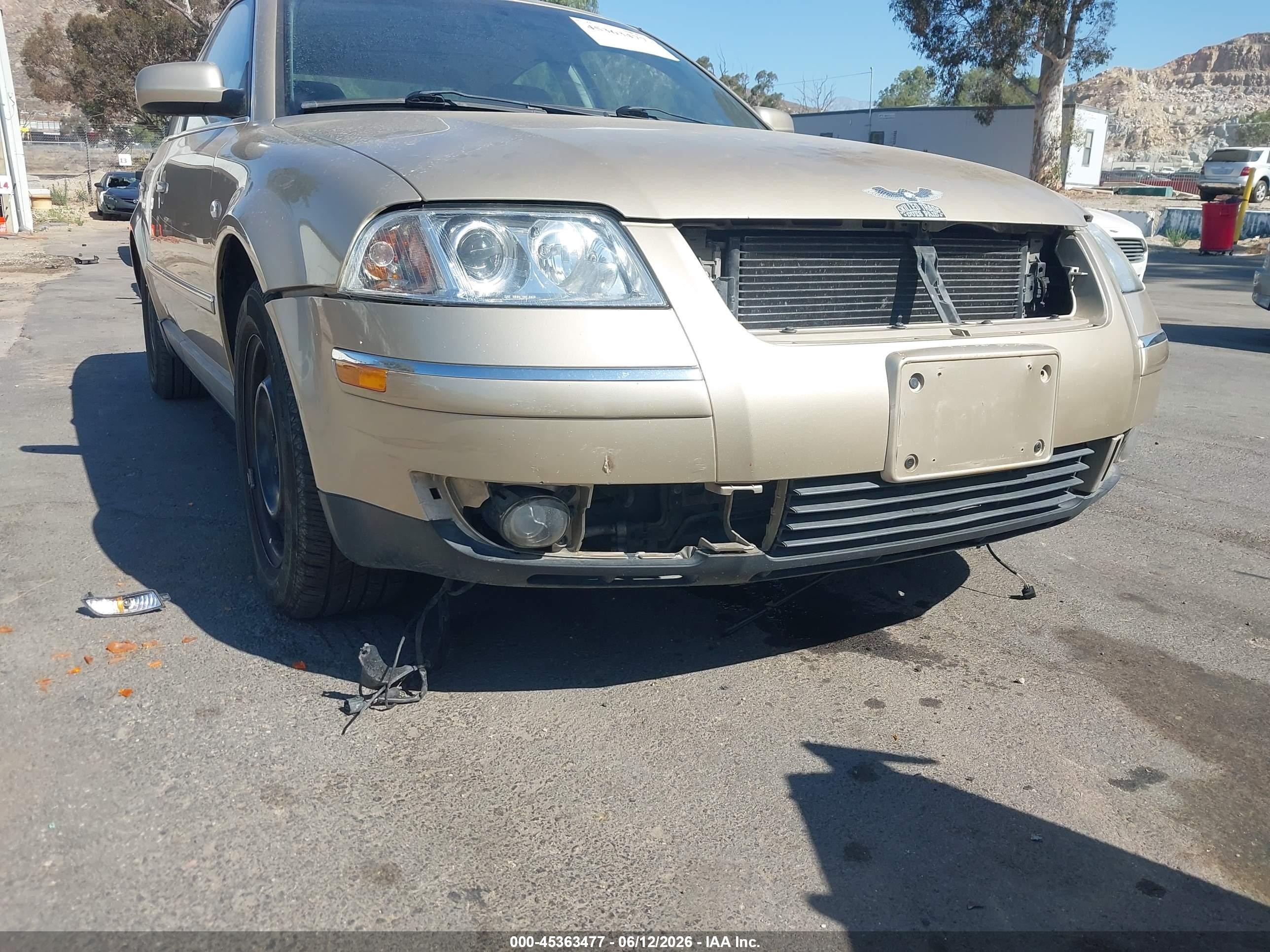 2001 Volkswagen Passat Gls V6 Champagne vin: WVWPH63B01P207147