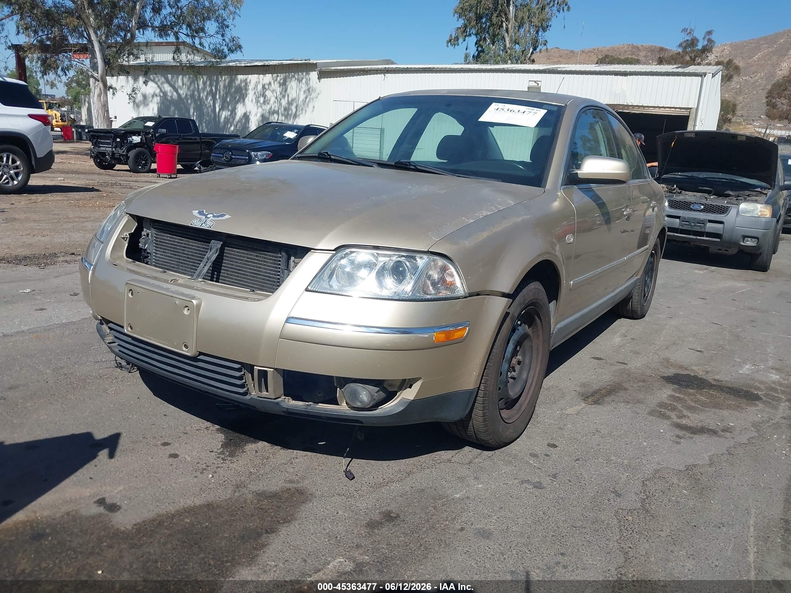 2001 Volkswagen Passat Gls V6 Champagne vin: WVWPH63B01P207147