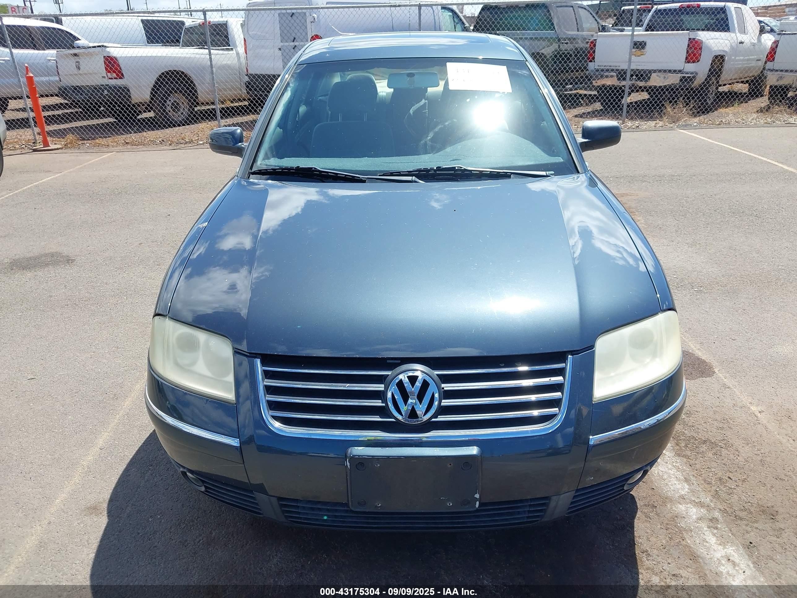 2001 Volkswagen Passat Gls V6 Gray vin: WVWPH63BX1P265024