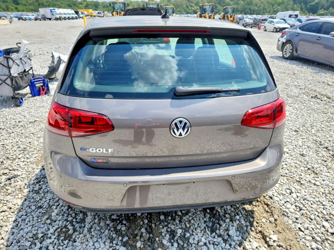 2015 Volkswagen E-golf Sel Premium Silver vin: WVWPP7AU6FW907894
