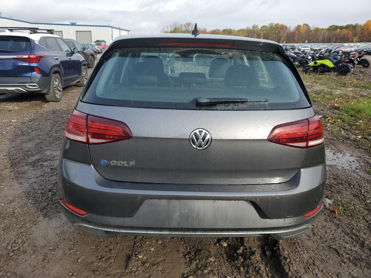 2018 Volkswagen E-golf Sel Premium Silver vin: WVWPR7AU8JW911996