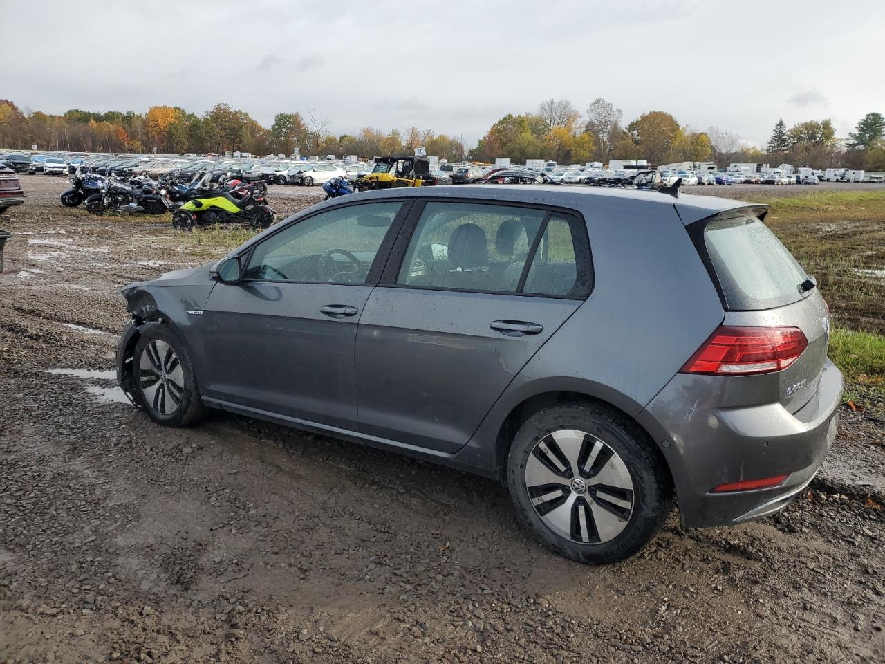 2018 Volkswagen E-golf Sel Premium Silver vin: WVWPR7AU8JW911996