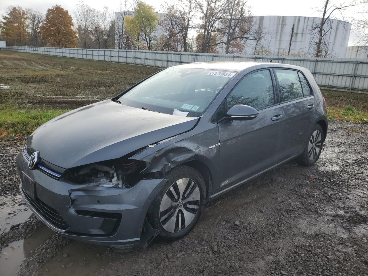 2018 Volkswagen E-golf Sel Premium Silver vin: WVWPR7AU8JW911996