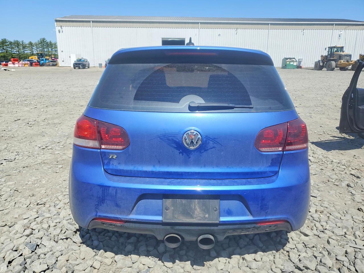 2012 Volkswagen Golf R Blue vin: WVWRF7AJ3CW315379