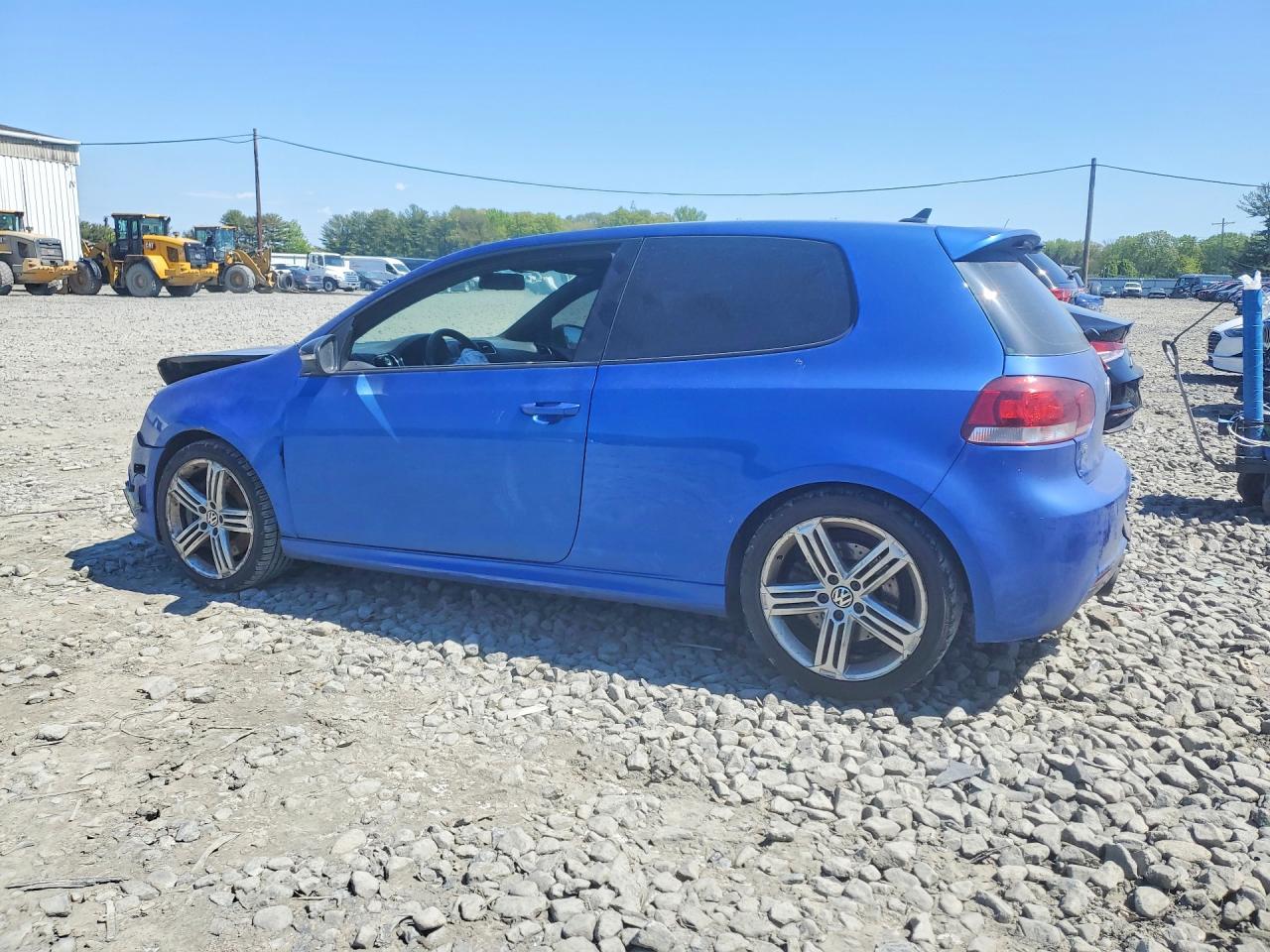 2012 Volkswagen Golf R Blue vin: WVWRF7AJ3CW315379