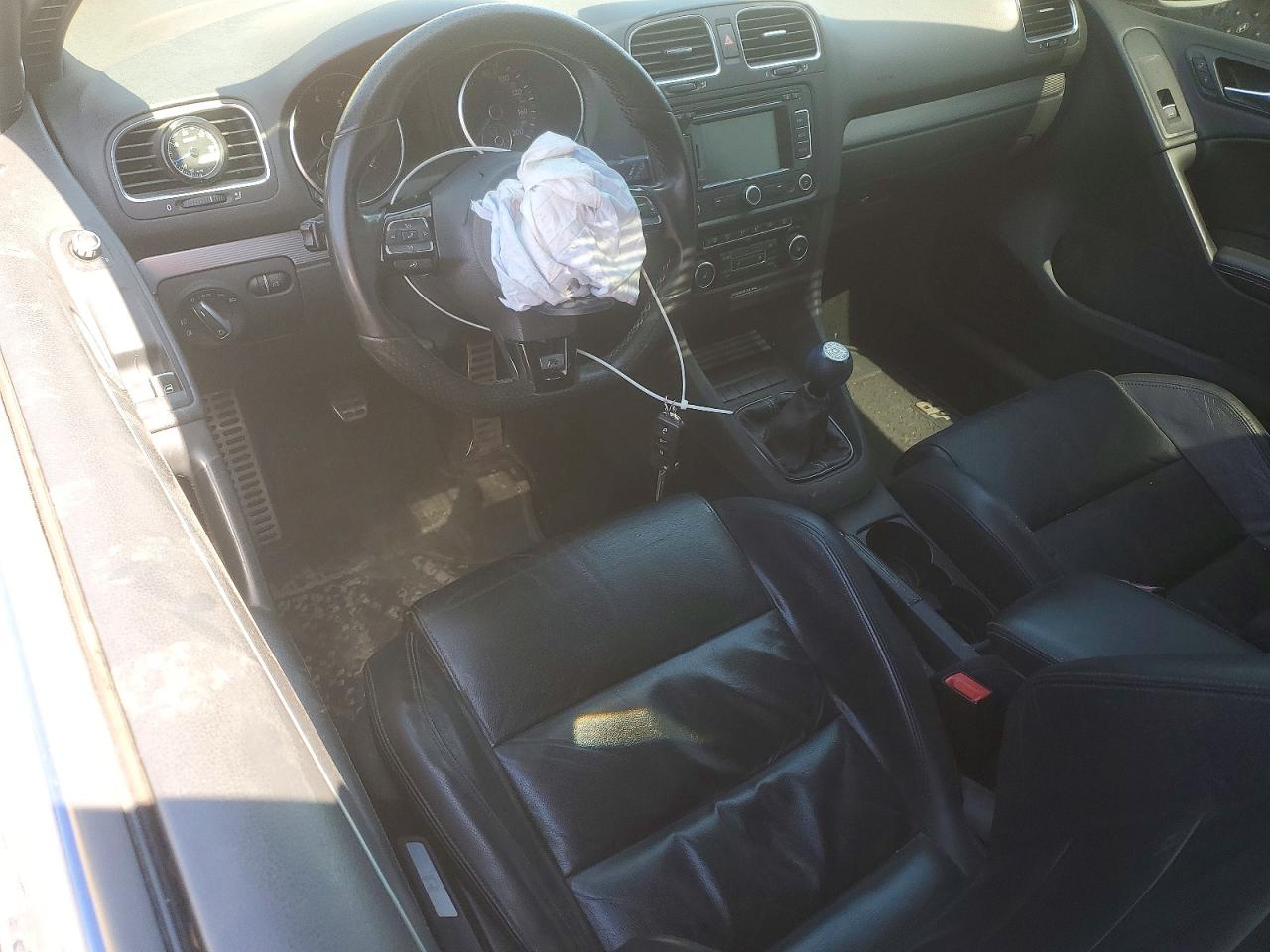 2012 Volkswagen Golf R Blue vin: WVWRF7AJ3CW315379