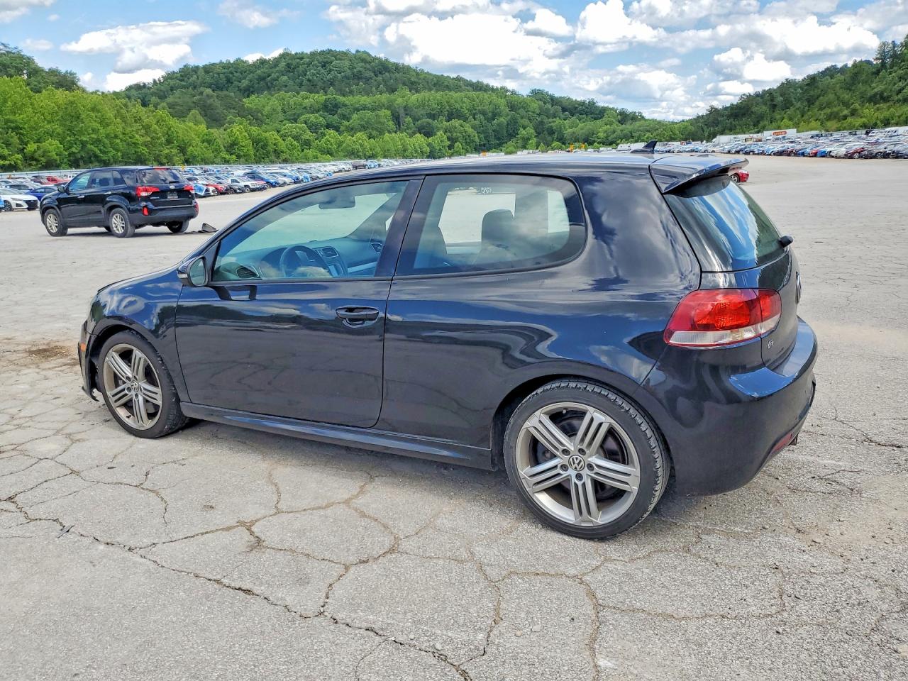 2013 Volkswagen Golf R Black vin: WVWRF7AJ4DW070657