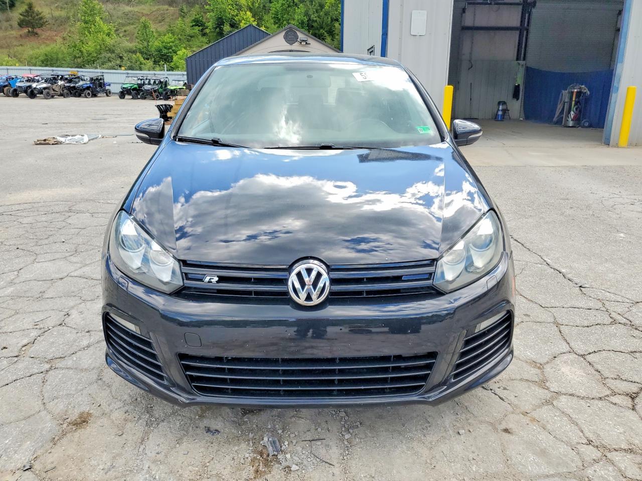2013 Volkswagen Golf R Black vin: WVWRF7AJ4DW070657